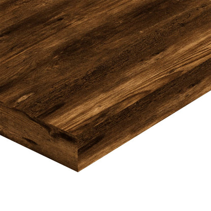 vidaXL Wall Shelves 4 pcs Smoked Oak 60x10x1,5 cm Engineered Wood