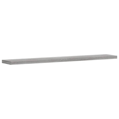 vidaXL Wall Shelves 4 pcs Grey Sonoma 60x10x1,5 cm Engineered Wood