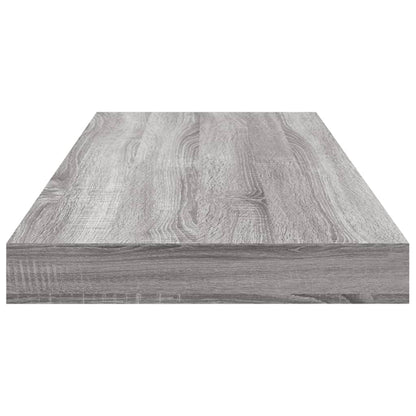 vidaXL Wall Shelves 4 pcs Grey Sonoma 60x10x1,5 cm Engineered Wood