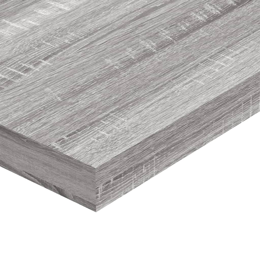 vidaXL Wall Shelves 4 pcs Grey Sonoma 60x10x1,5 cm Engineered Wood