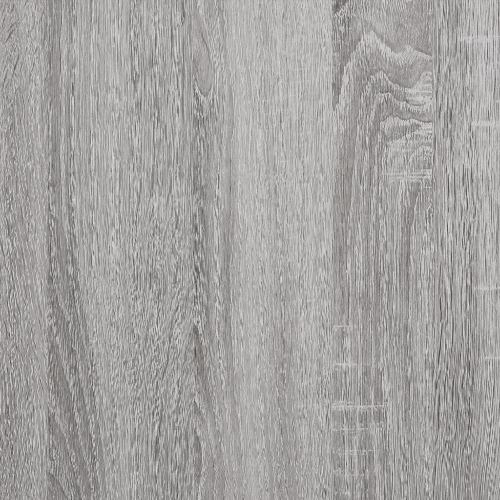 vidaXL Wall Shelves 4 pcs Grey Sonoma 60x10x1,5 cm Engineered Wood