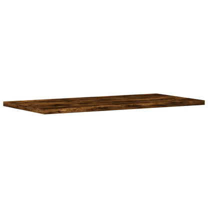 vidaXL Wall Shelves 4 pcs Smoked Oak 60x20x1,5 cm Engineered Wood