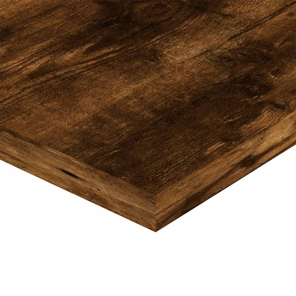 vidaXL Wall Shelves 4 pcs Smoked Oak 60x20x1,5 cm Engineered Wood