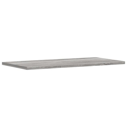 vidaXL Wall Shelves 4 pcs Grey Sonoma 60x20x1,5 cm Engineered Wood