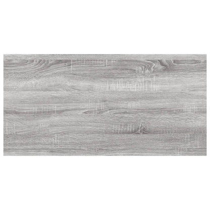 vidaXL Wall Shelves 4 pcs Grey Sonoma 60x20x1,5 cm Engineered Wood