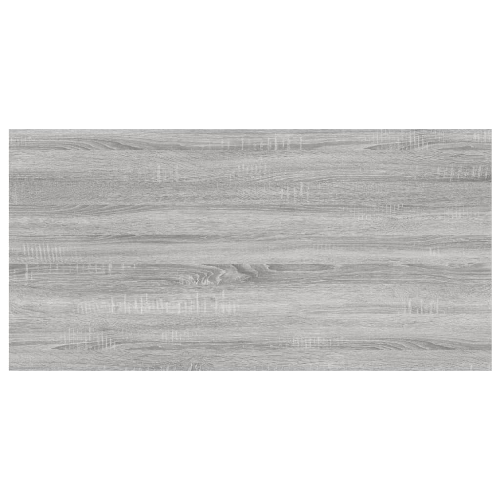 vidaXL Wall Shelves 4 pcs Grey Sonoma 60x30x1,5 cm Engineered Wood