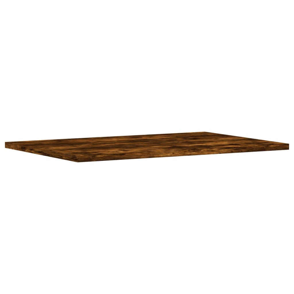 vidaXL Wall Shelves 4 pcs Smoked Oak 60x40x1,5 cm Engineered Wood