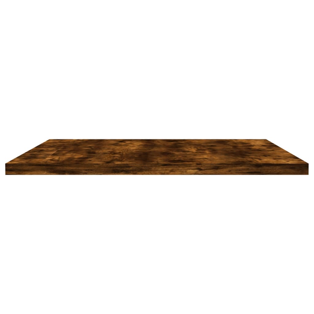 vidaXL Wall Shelves 4 pcs Smoked Oak 60x40x1,5 cm Engineered Wood