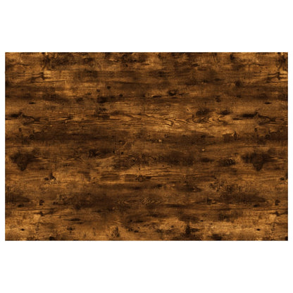 vidaXL Wall Shelves 4 pcs Smoked Oak 60x40x1,5 cm Engineered Wood