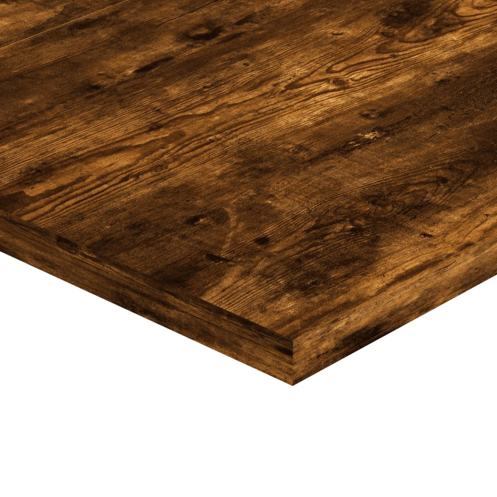 vidaXL Wall Shelves 4 pcs Smoked Oak 60x40x1,5 cm Engineered Wood