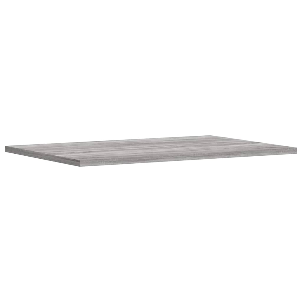 vidaXL Wall Shelves 4 pcs Grey Sonoma 60x40x1,5 cm Engineered Wood