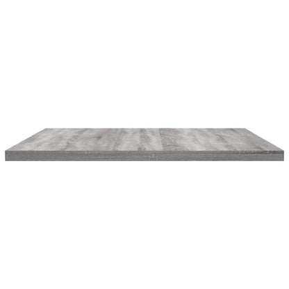 vidaXL Wall Shelves 4 pcs Grey Sonoma 60x40x1,5 cm Engineered Wood