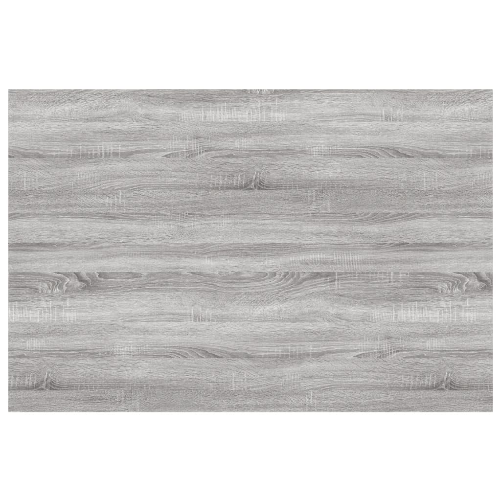 vidaXL Wall Shelves 4 pcs Grey Sonoma 60x40x1,5 cm Engineered Wood