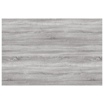 vidaXL Wall Shelves 4 pcs Grey Sonoma 60x40x1,5 cm Engineered Wood