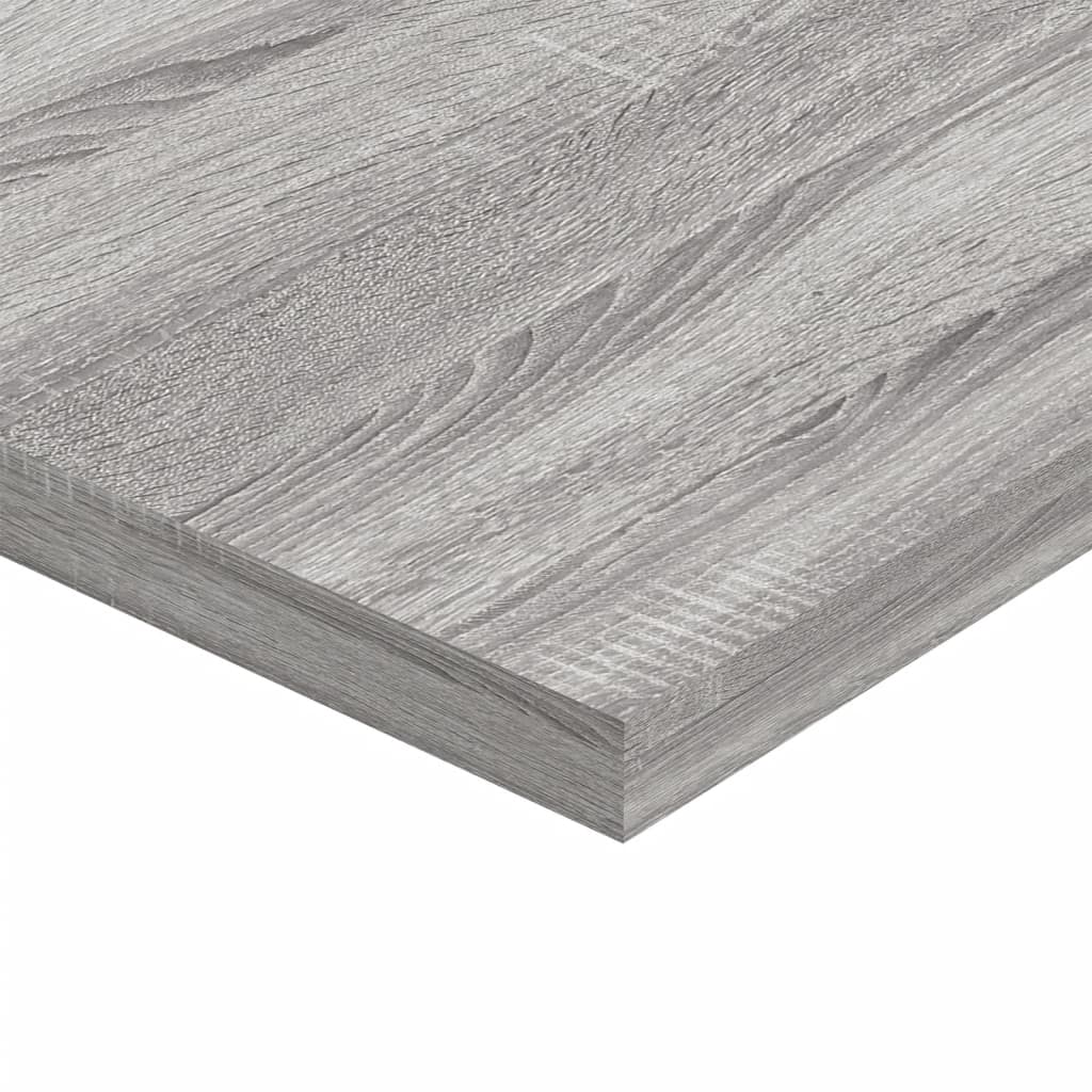 vidaXL Wall Shelves 4 pcs Grey Sonoma 60x40x1,5 cm Engineered Wood