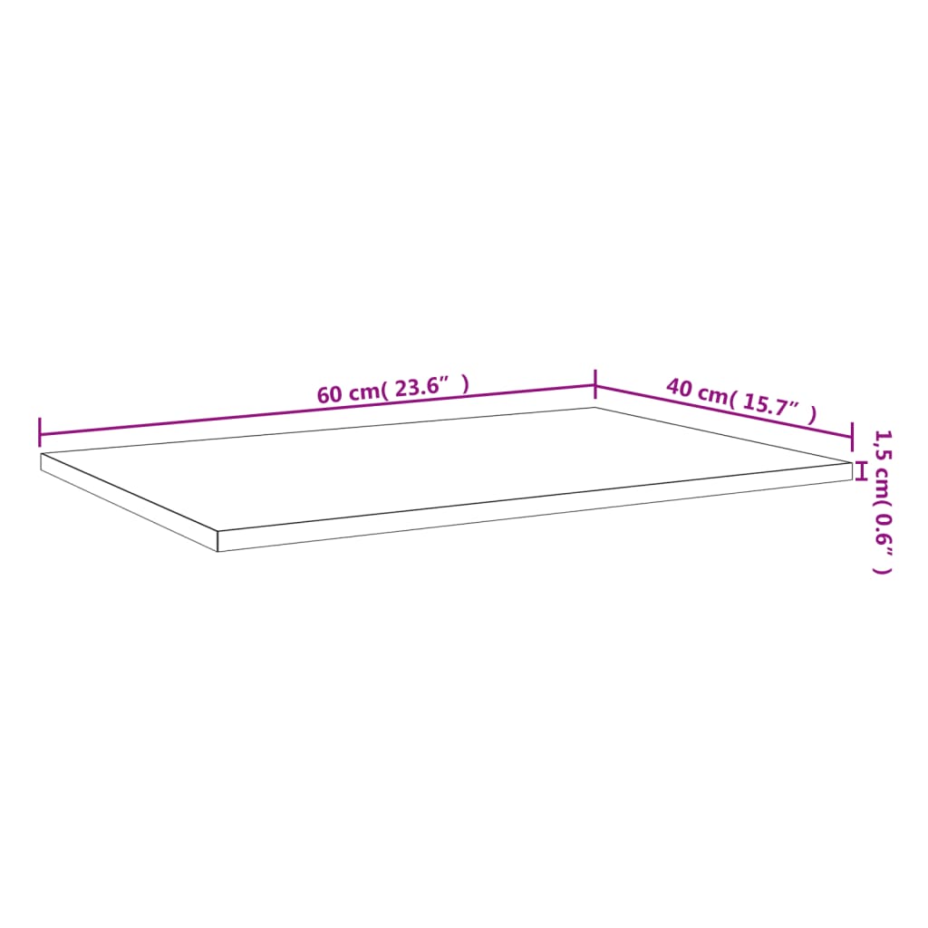 vidaXL Wall Shelves 4 pcs Grey Sonoma 60x40x1,5 cm Engineered Wood