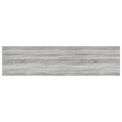 vidaXL Wall Shelves 4 pcs Grey Sonoma 80x20x1,5 cm Engineered Wood