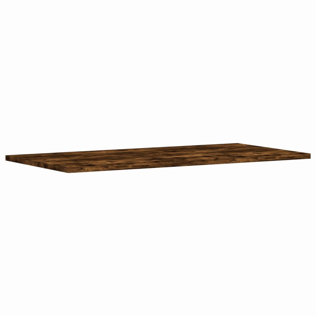 vidaXL Wall Shelves 4 pcs Smoked Oak 80x40x1,5 cm Engineered Wood