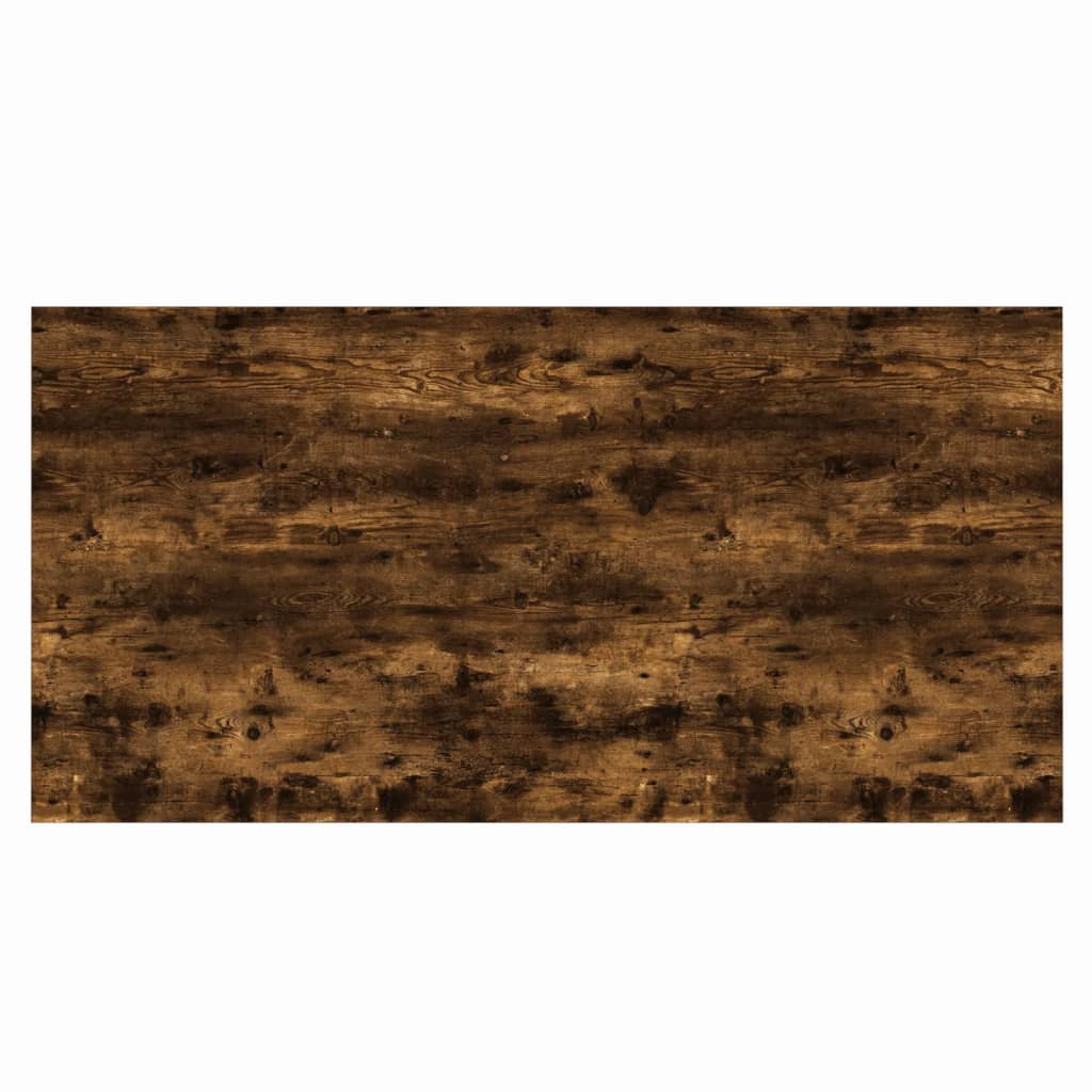 vidaXL Wall Shelves 4 pcs Smoked Oak 80x40x1,5 cm Engineered Wood