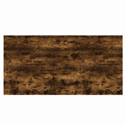 vidaXL Wall Shelves 4 pcs Smoked Oak 80x40x1,5 cm Engineered Wood