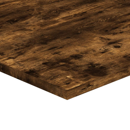 vidaXL Wall Shelves 4 pcs Smoked Oak 80x40x1,5 cm Engineered Wood