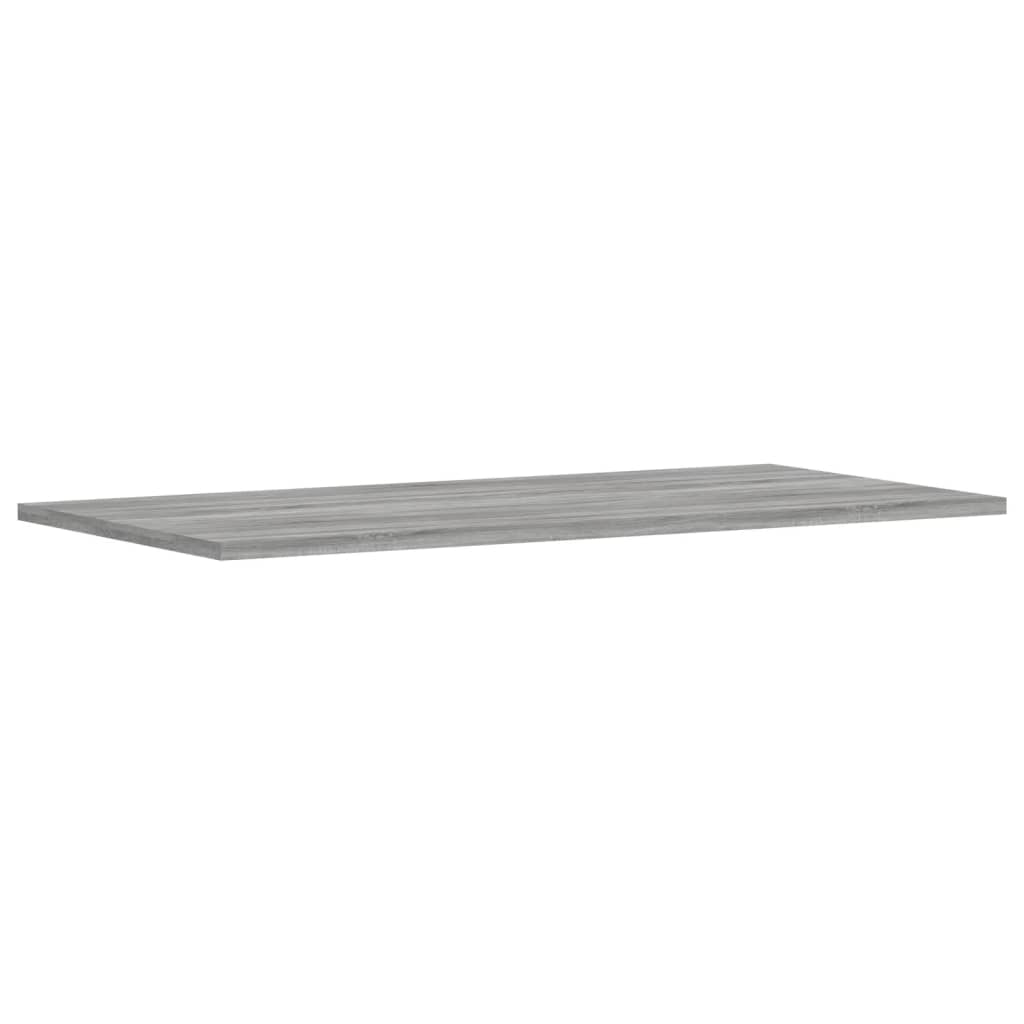 vidaXL Wall Shelves 4 pcs Grey Sonoma 80x40x1,5 cm Engineered Wood