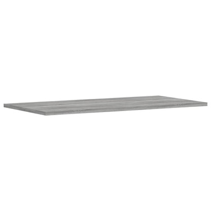 vidaXL Wall Shelves 4 pcs Grey Sonoma 80x40x1,5 cm Engineered Wood