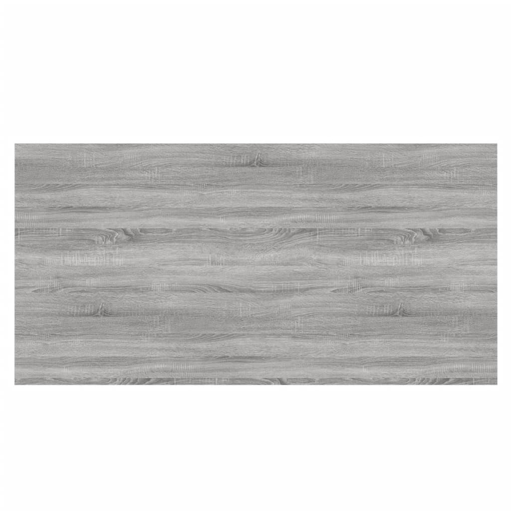 vidaXL Wall Shelves 4 pcs Grey Sonoma 80x40x1,5 cm Engineered Wood