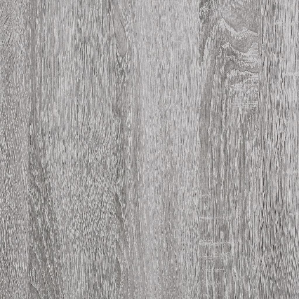 vidaXL Wall Shelves 4 pcs Grey Sonoma 80x40x1,5 cm Engineered Wood