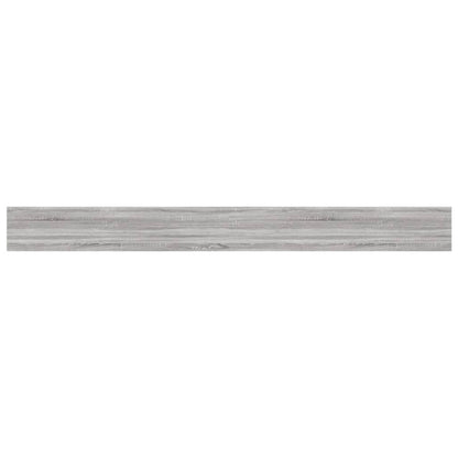 vidaXL Wall Shelves 4 pcs Grey Sonoma 100x10x1,5 cm Engineered Wood
