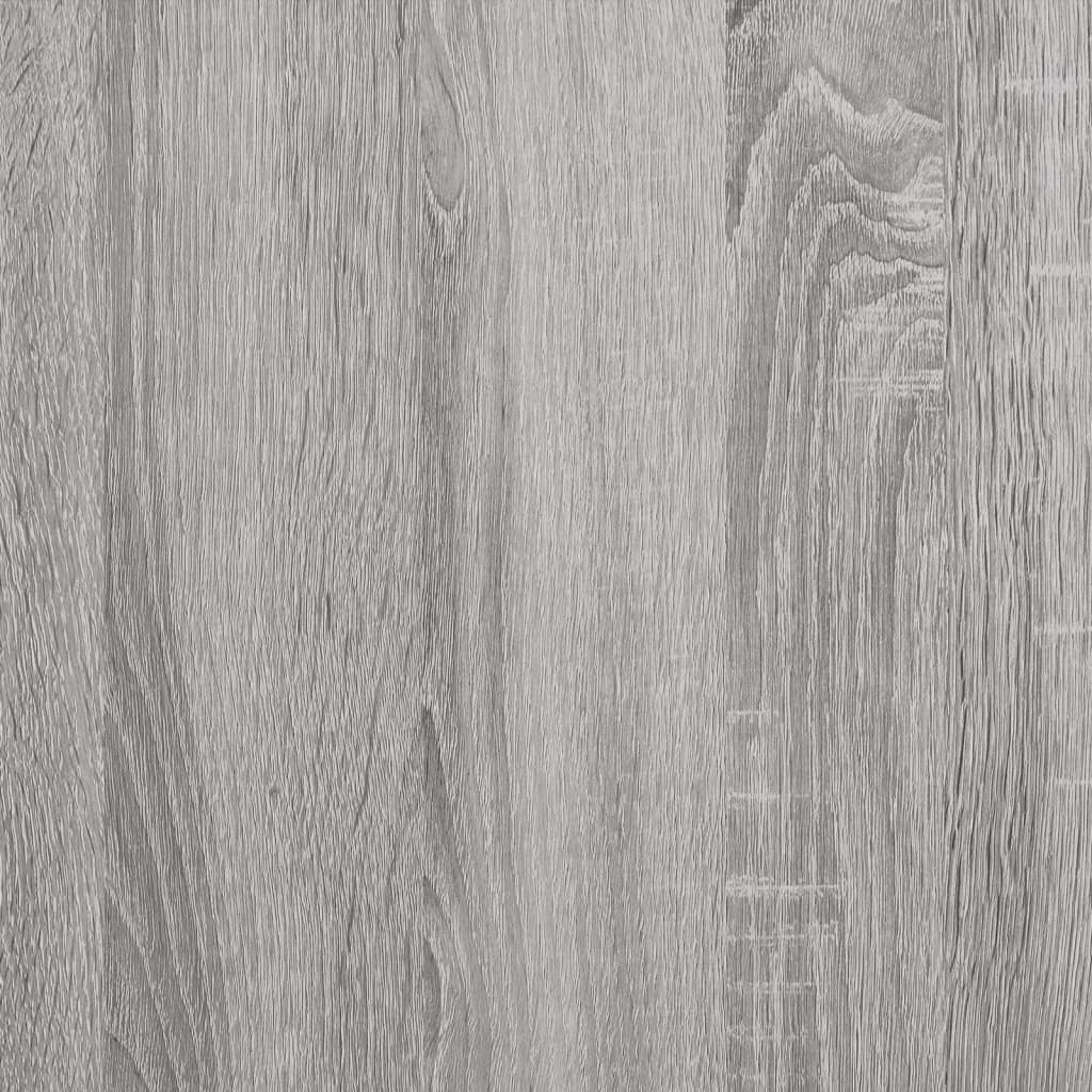 vidaXL Wall Shelves 4 pcs Grey Sonoma 100x10x1,5 cm Engineered Wood