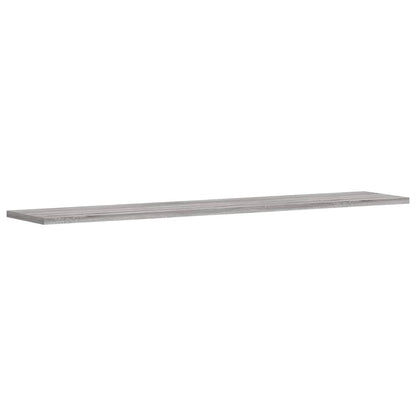 vidaXL Wall Shelves 4 pcs Grey Sonoma 100x20x1,5 cm Engineered Wood