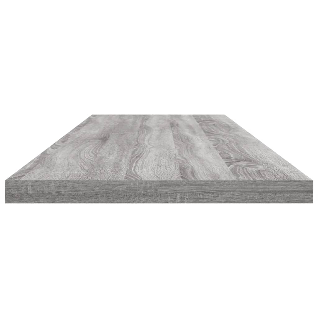 vidaXL Wall Shelves 4 pcs Grey Sonoma 100x20x1,5 cm Engineered Wood