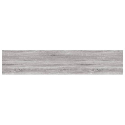 vidaXL Wall Shelves 4 pcs Grey Sonoma 100x20x1,5 cm Engineered Wood