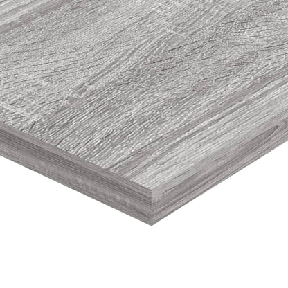 vidaXL Wall Shelves 4 pcs Grey Sonoma 100x20x1,5 cm Engineered Wood
