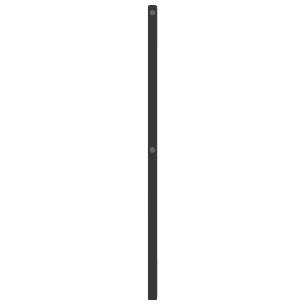 vidaXL Metal Replace Headboard Black 75 cm