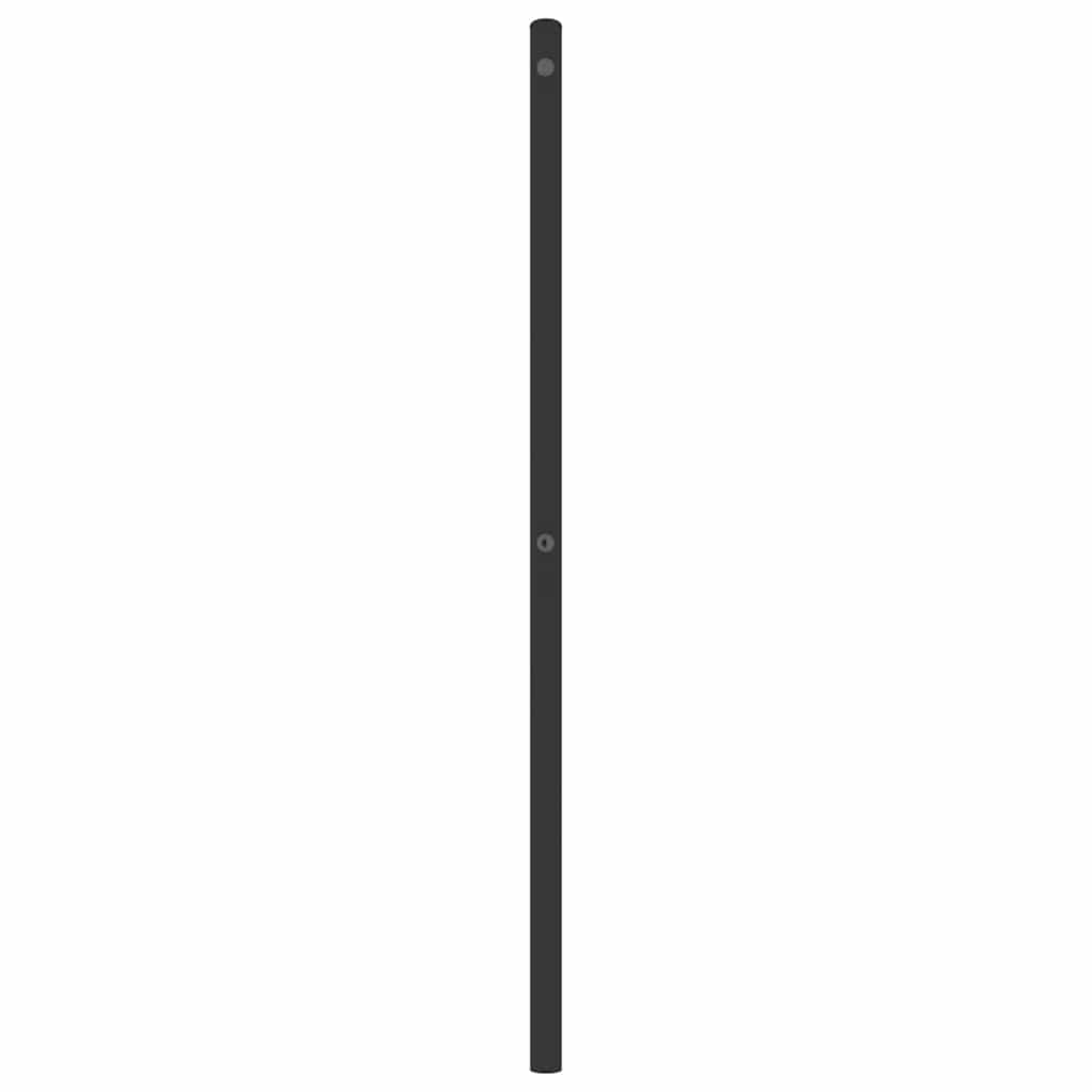 vidaXL Metal Replace Headboard Black 180 cm