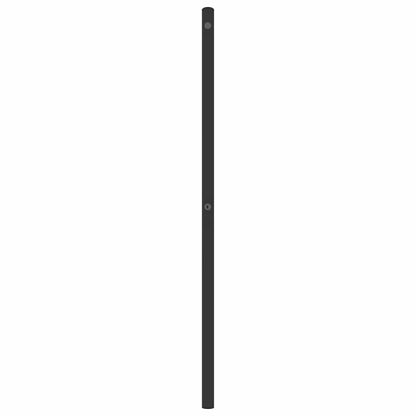 vidaXL Metal Replace Headboard Black 180 cm