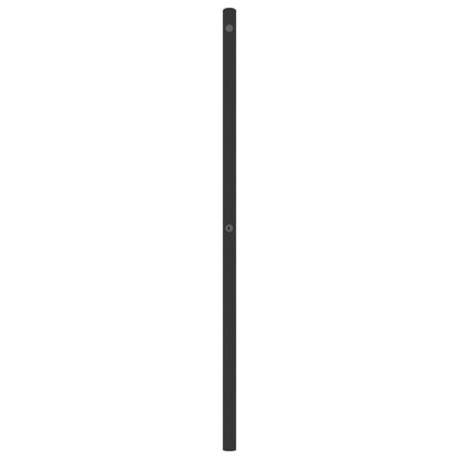 vidaXL Metal Replace Headboard Black 193 cm