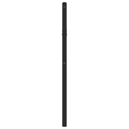 vidaXL Metal Replace Headboard Black 100 cm