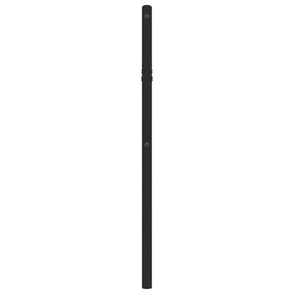 vidaXL Metal Replace Headboard Black 107 cm