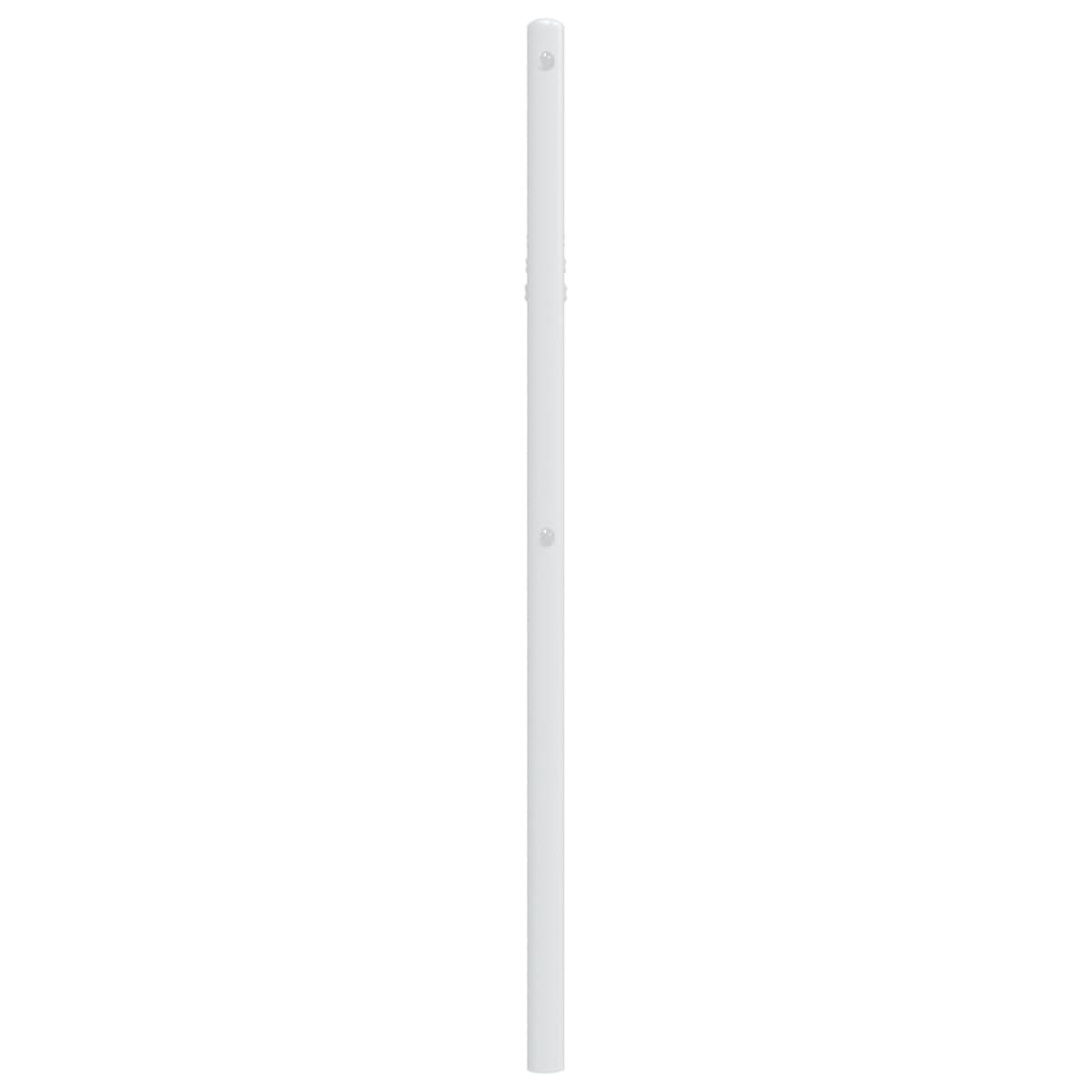 vidaXL Metal Replace Headboard White 75 cm