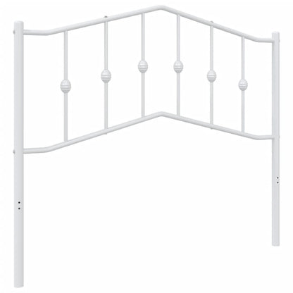 vidaXL Metal Replace Headboard White 107 cm