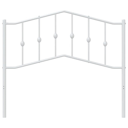 vidaXL Metal Replace Headboard White 107 cm