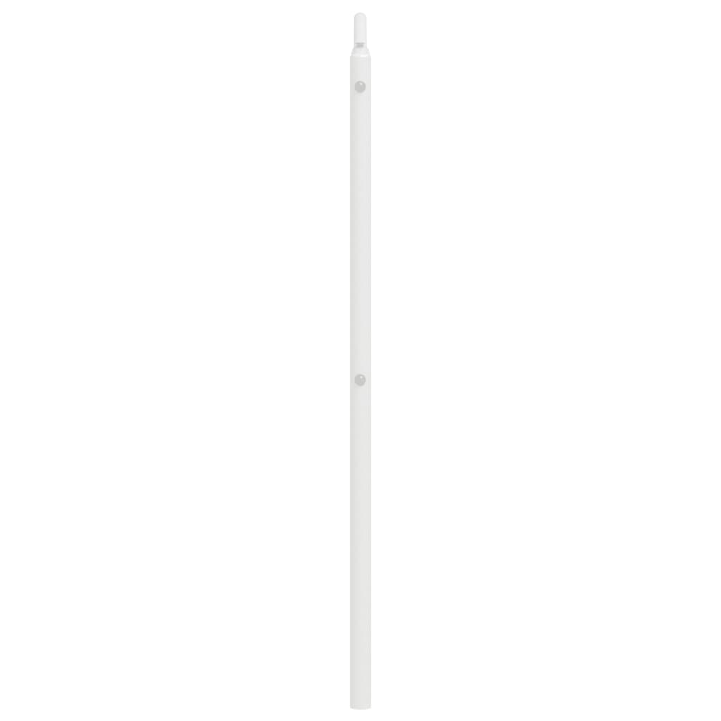 vidaXL Metal Replace Headboard White 120 cm