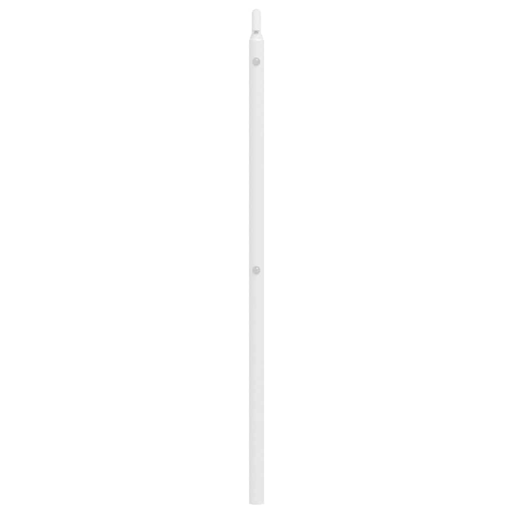 vidaXL Metal Replace Headboard White 135 cm