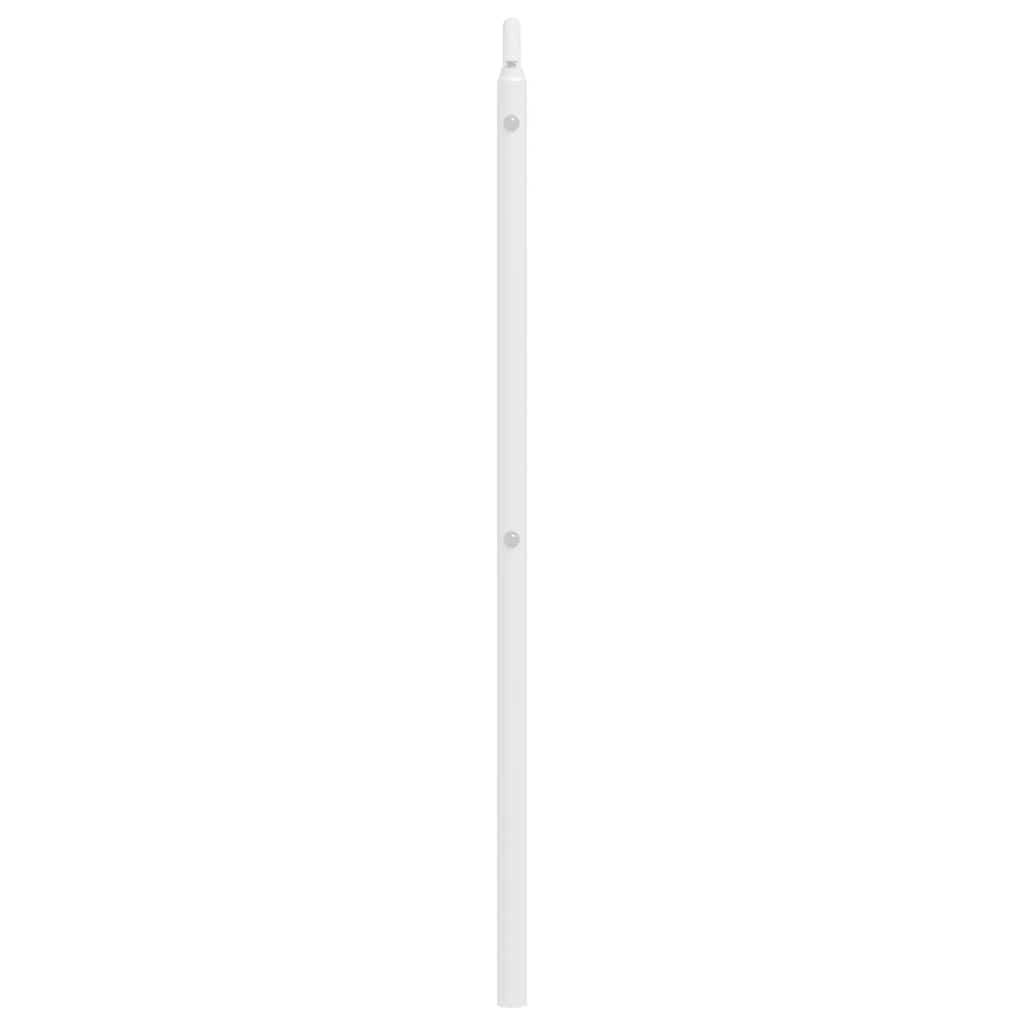 vidaXL Metal Replace Headboard White 193 cm