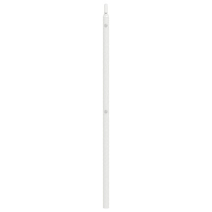 vidaXL Metal Replace Headboard White 200 cm
