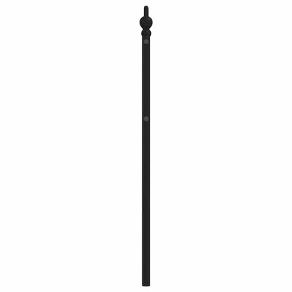 vidaXL Metal Replace Headboard Black 100 cm