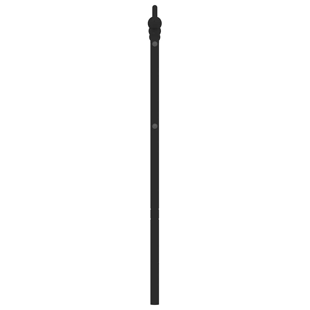 vidaXL Metal Replace Headboard Black 135 cm